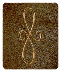 DF35-601-BZ-SH-BR Bronze Scroll Shimmer Brown